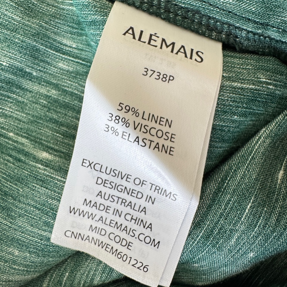 Alemais Aggie Printed Linen-blend Trousers - Picture 11 of 11